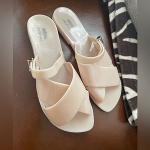 Melissa Jason Wu Nude Sandals
